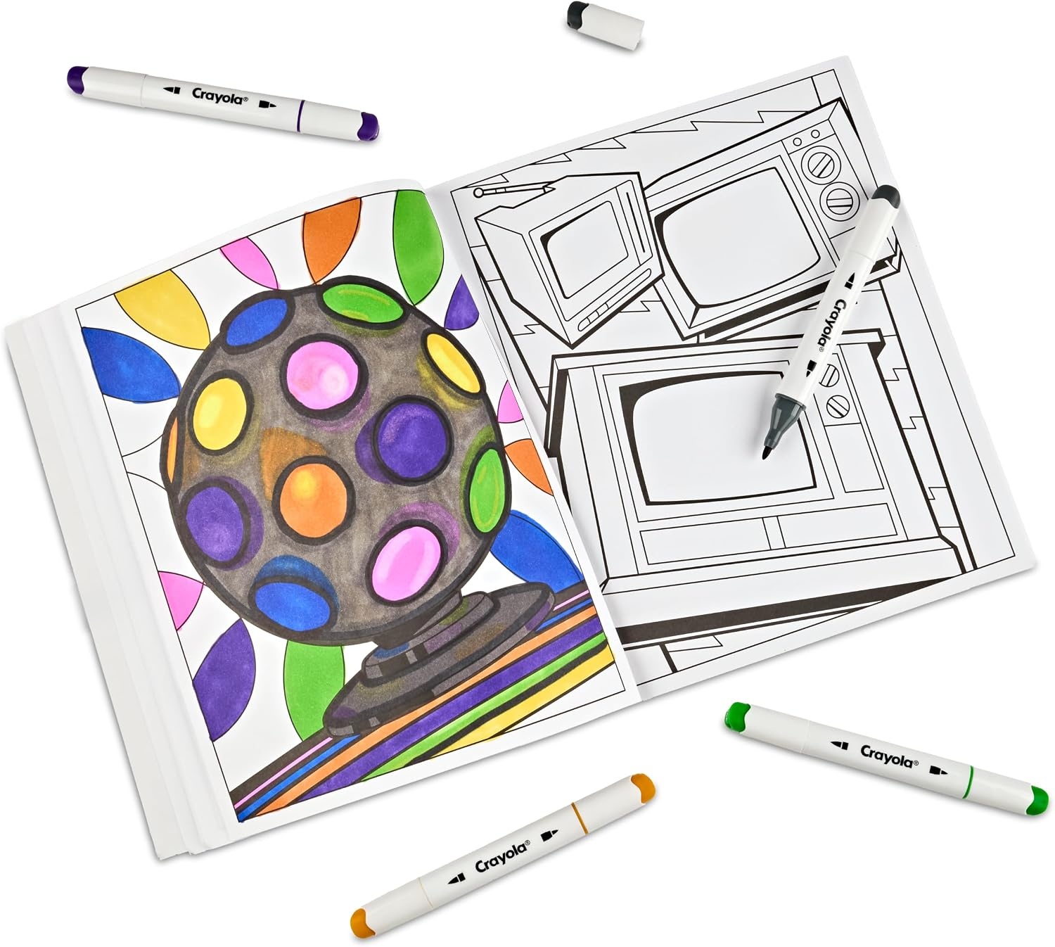 Crayola Stay Hydrated Adult Coloring Book, 32 Pgs, Premium Paper, Stress Relief and Relaxation Activities, Gift for Women and Men(I Feel Old)