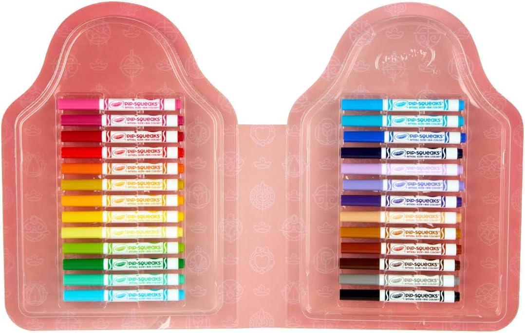 Crayola Disney Princess Art Case (75ct) Art Kit for Kids, Art Supplies, Coloring Set, Gift for Girls & Boys(Art Kit)