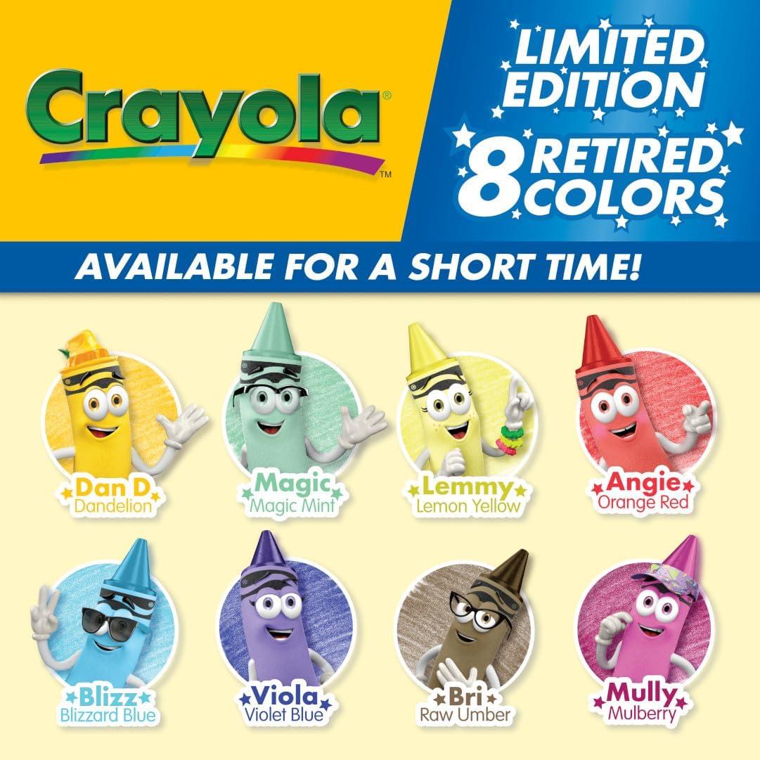 Crayola Coloring Set with Limited Edition Mauve Art Case, Limited Edition Crayons, 50+ Pieces, Gifts for Kids(Mauve)