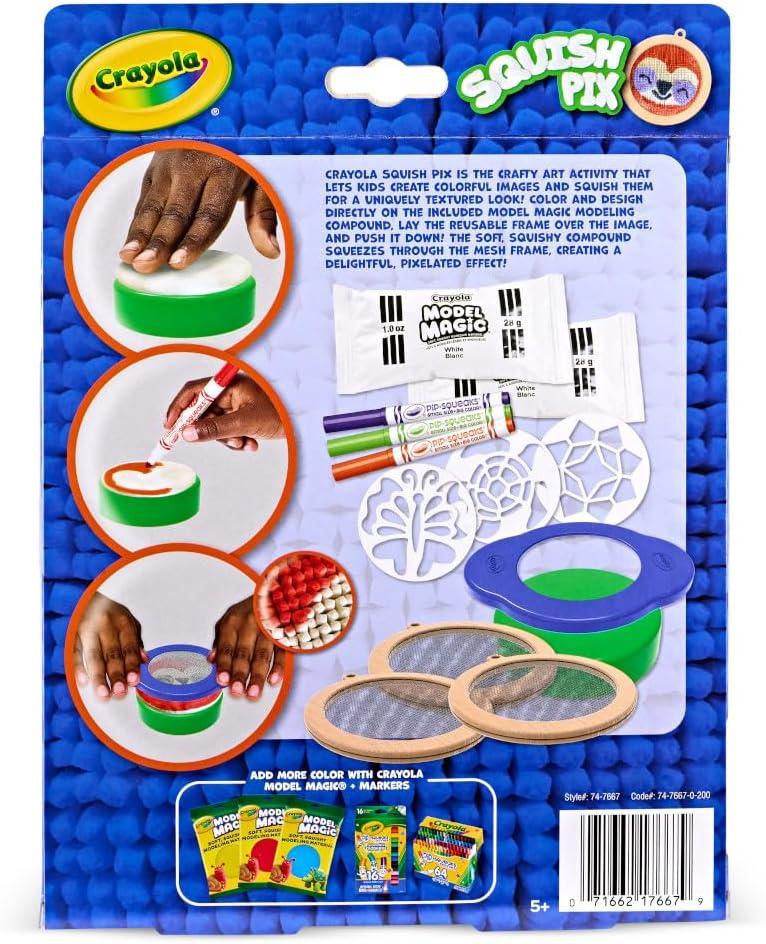 Crayola Squish Pix, Model Magic Art Kit for Kids, Textured Arts & Crafts, Coloring Activity, Gift for Kids, Ages 5+