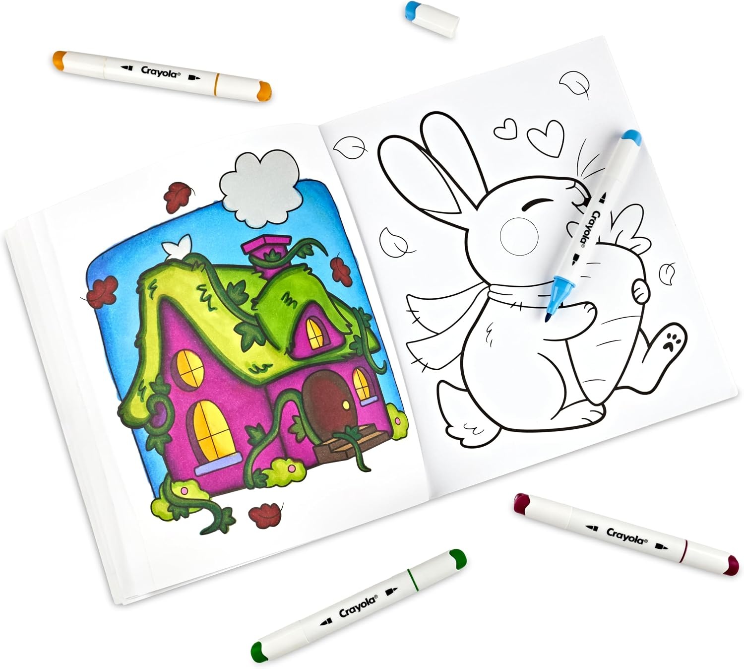Crayola, LLC Adult Coloring Book – Cozy Cottages