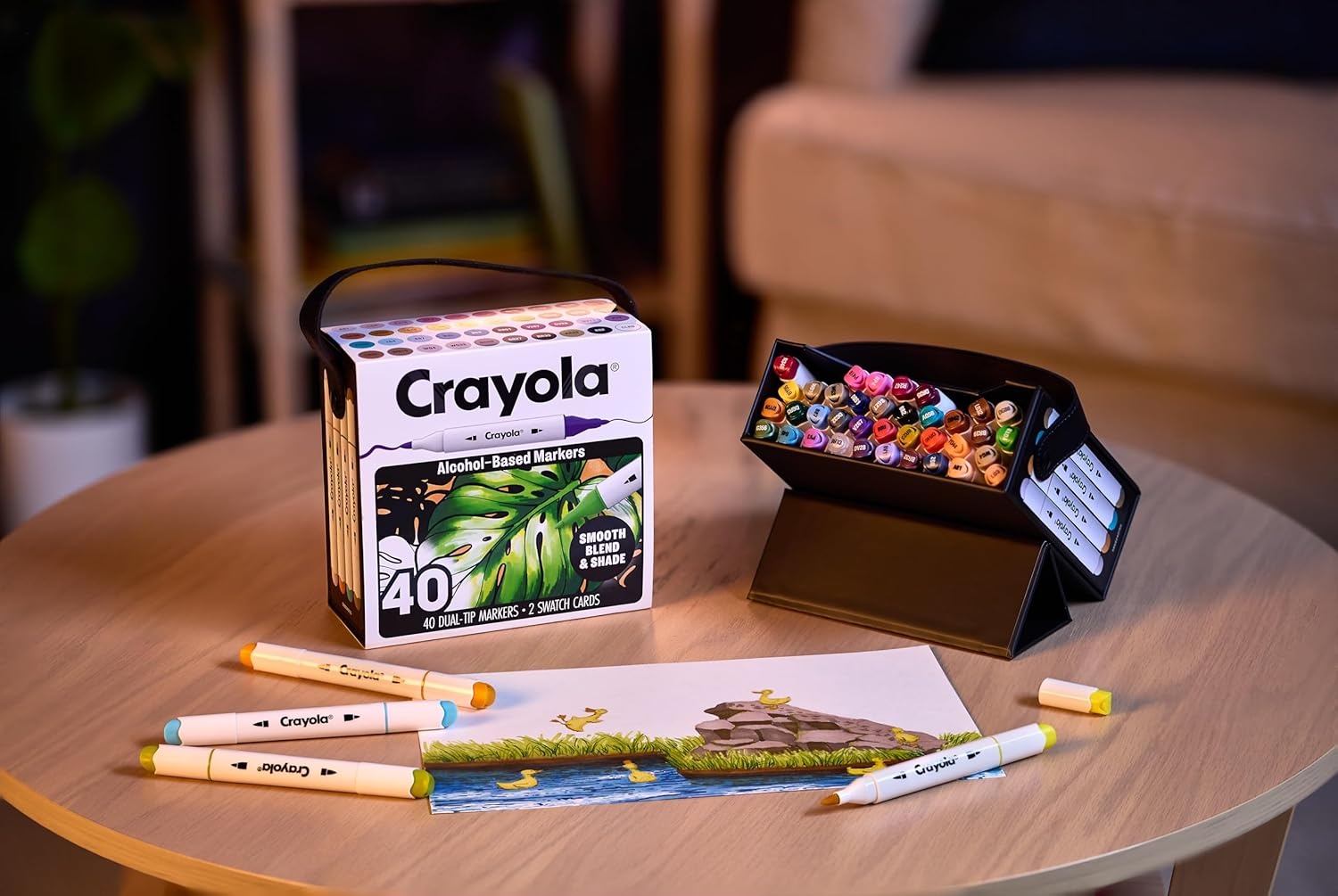 Crayola Stay Hydrated Adult Coloring Book, 32 Pgs, Premium Paper, Stress Relief and Relaxation Activities, Gift for Women and Men(Mixed)