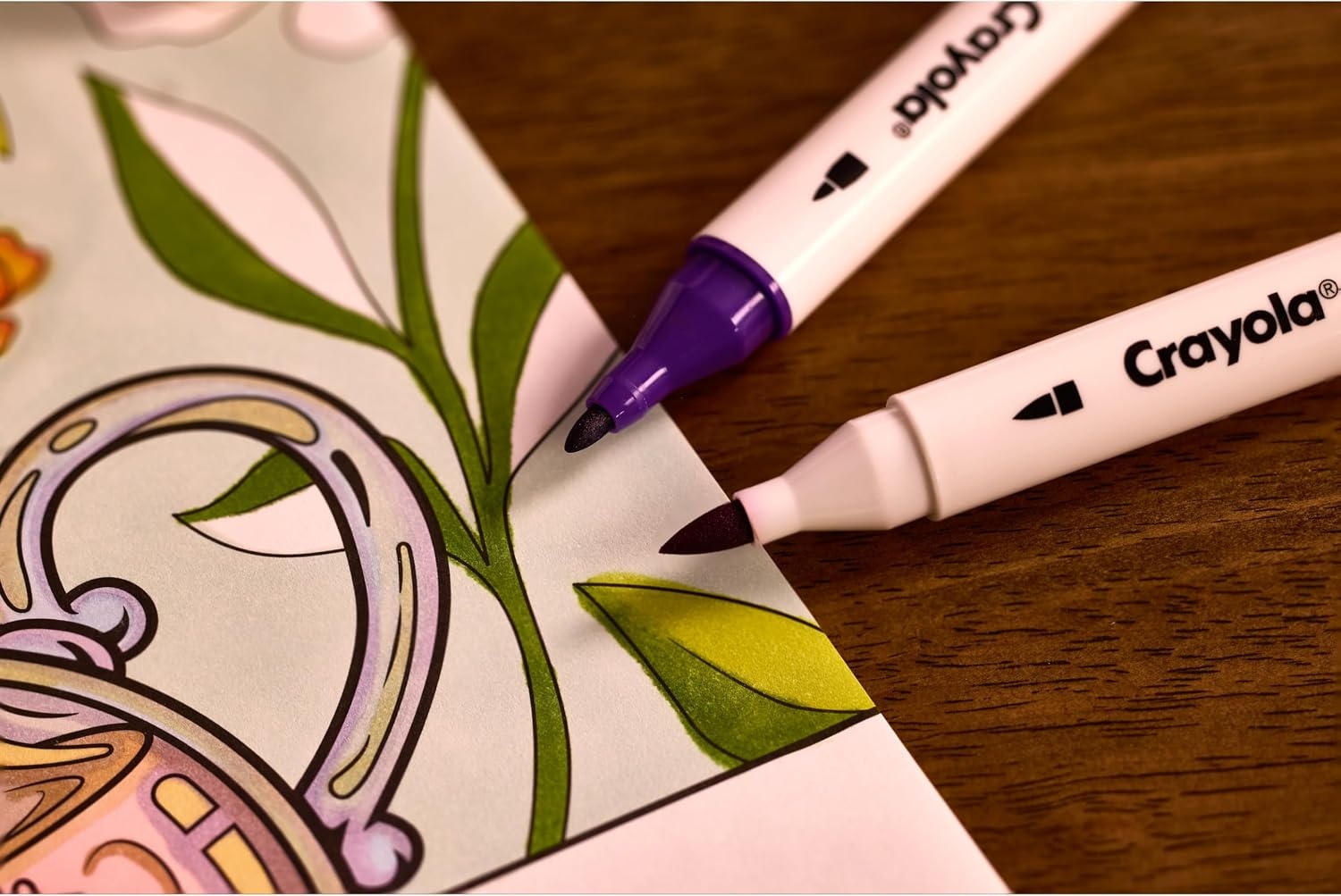 Crayola Stay Hydrated Adult Coloring Book, 32 Pgs, Premium Paper, Stress Relief and Relaxation Activities, Gift for Women and Men(Stay Hydrated)