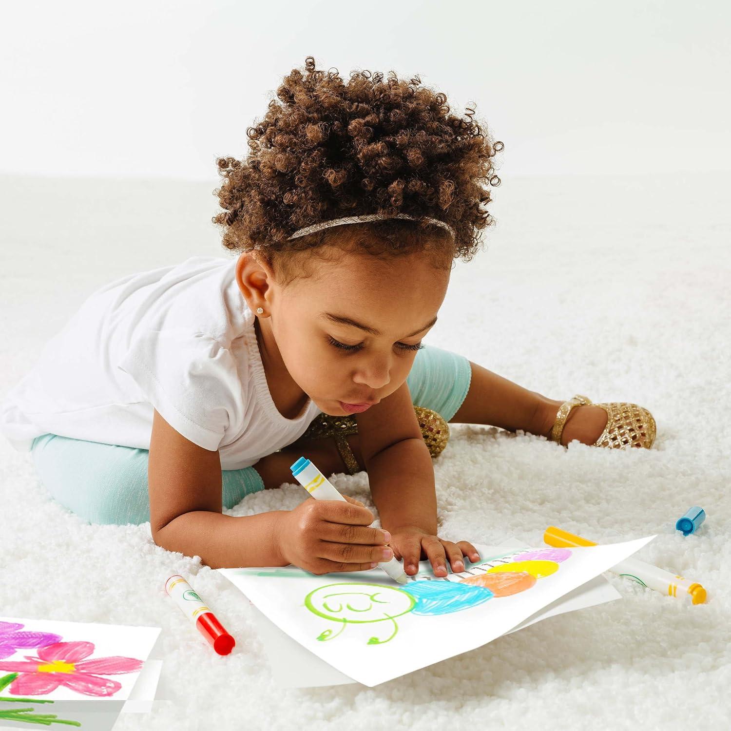 Crayola Color Wonder Mess Free Fingerpaint & Stamper Kit, Safari Stamps for Kids, Color Reveal Ink, Toddler Activity, Gifts, 3+(Coloring Kit)