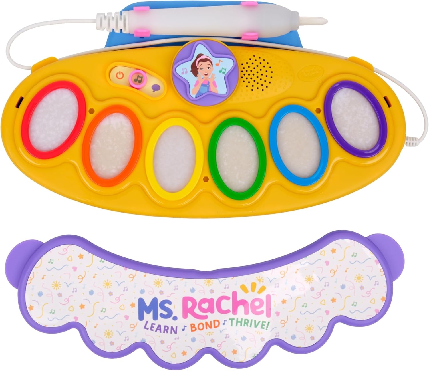 Crayola Color Wonder Magic Light Brush Featuring Ms. Rachel, MessFree Coloring Set with Songs, Paint Set for Toddlers, Art Gift for Kids, Ages 3 & Up(8×10 inches)
