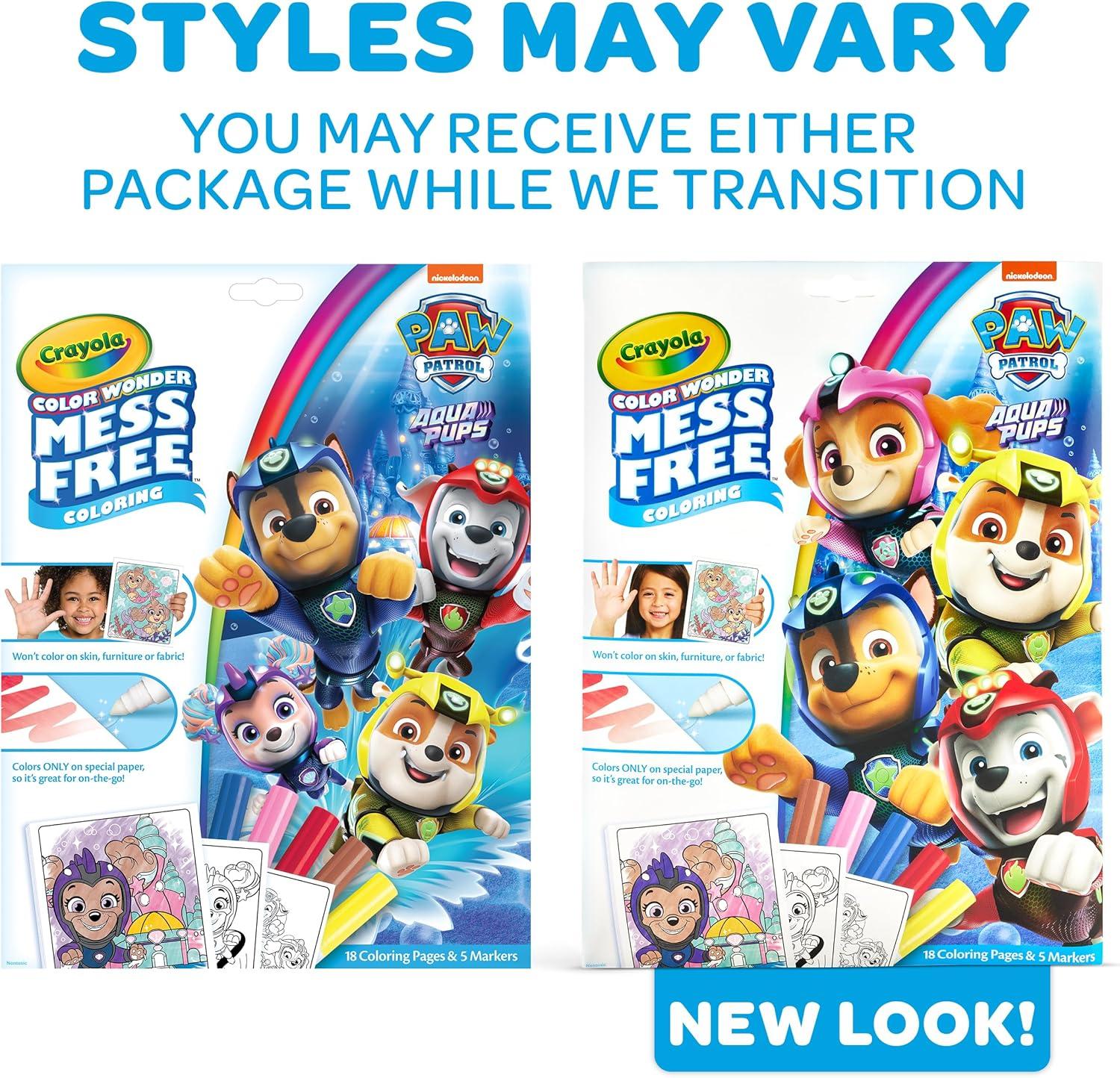 Crayola PAW Patrol Sticker Activity Pad, 12 PAW Patrol Coloring Pages, 100+ Stickers, Travel Activity, PAW Patrol Toys, Toddler Gifts(Multi)