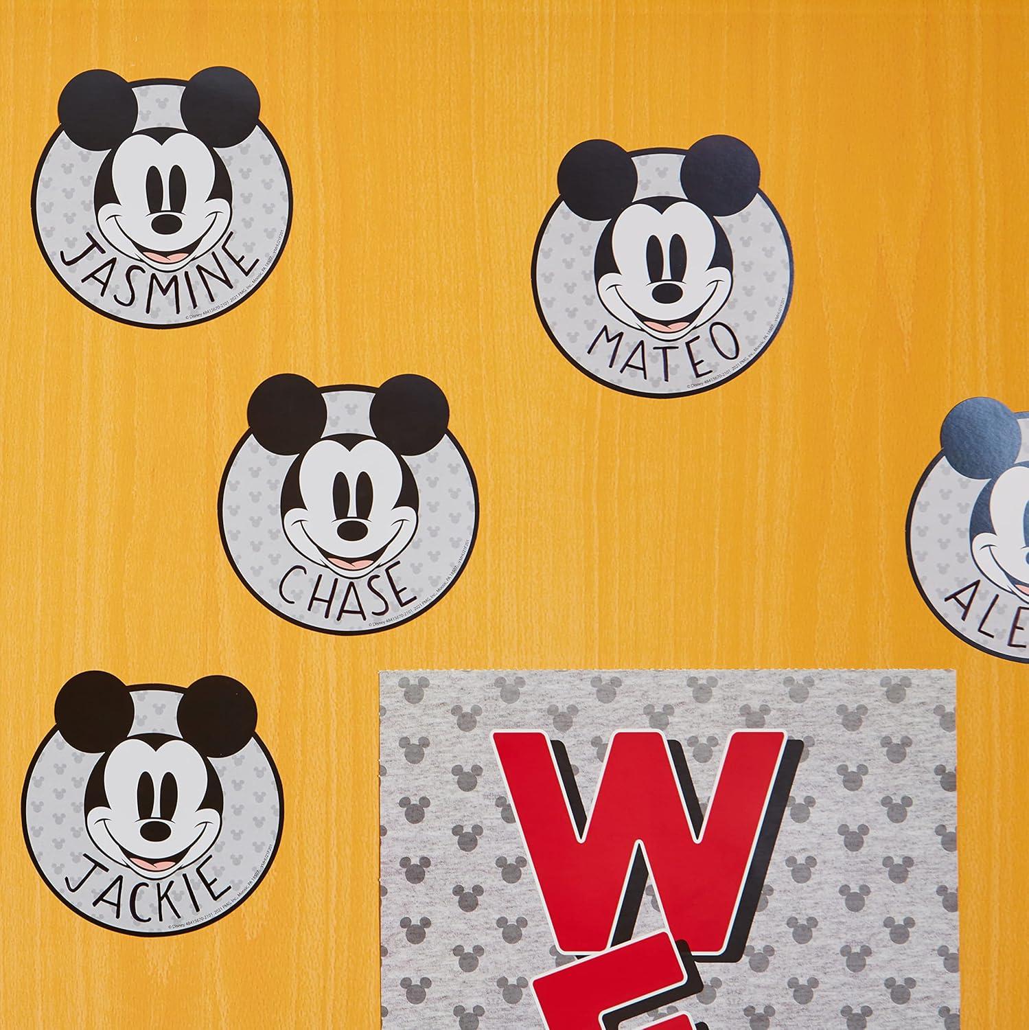 Eureka Crayola Crayons Paper Cut-Out Classroom Decorations for Teachers, 36 Pieces(Retro Mickey Mouse)