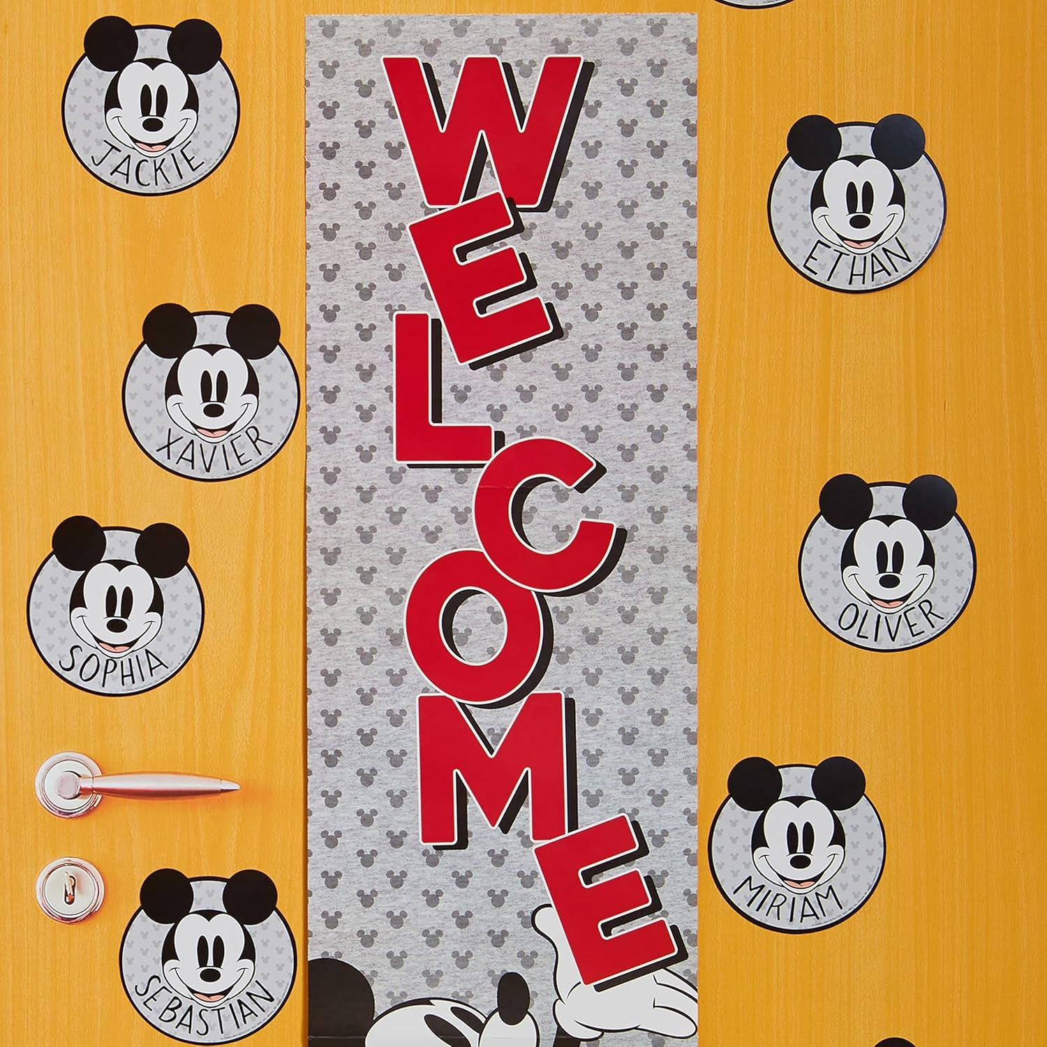 Eureka Crayola Crayons Paper Cut-Out Classroom Decorations for Teachers, 36 Pieces(Retro Mickey Mouse)