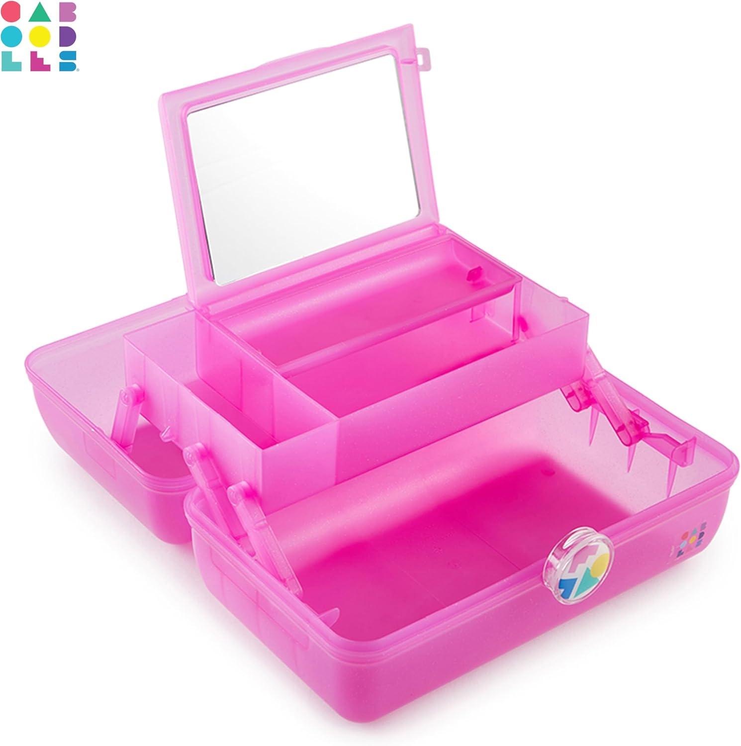 Caboodles On-The-Go-Girl Case(Hot Pink Jelly Sparkle)