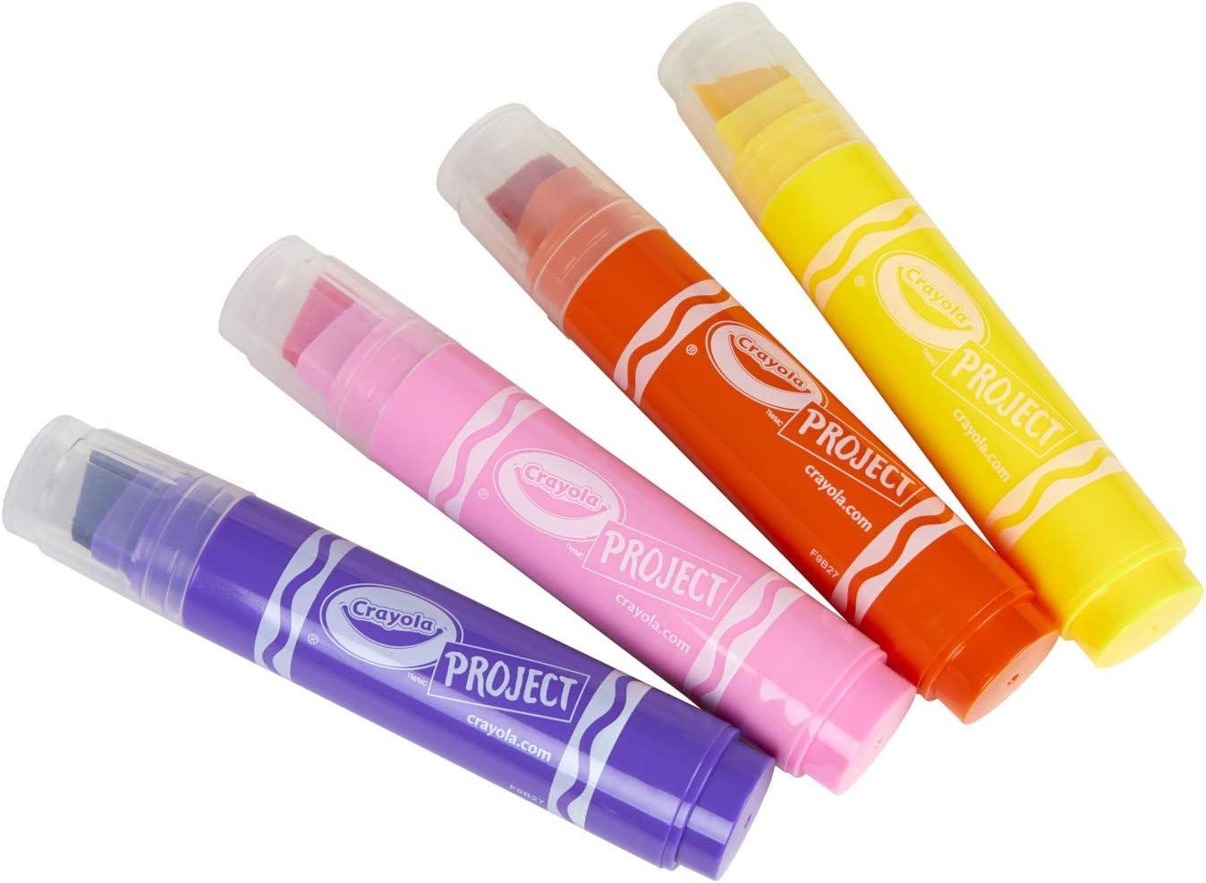 Crayola XL Poster Markers, Assorted Classic Colors, School Supplies, 4 Count(Brights)