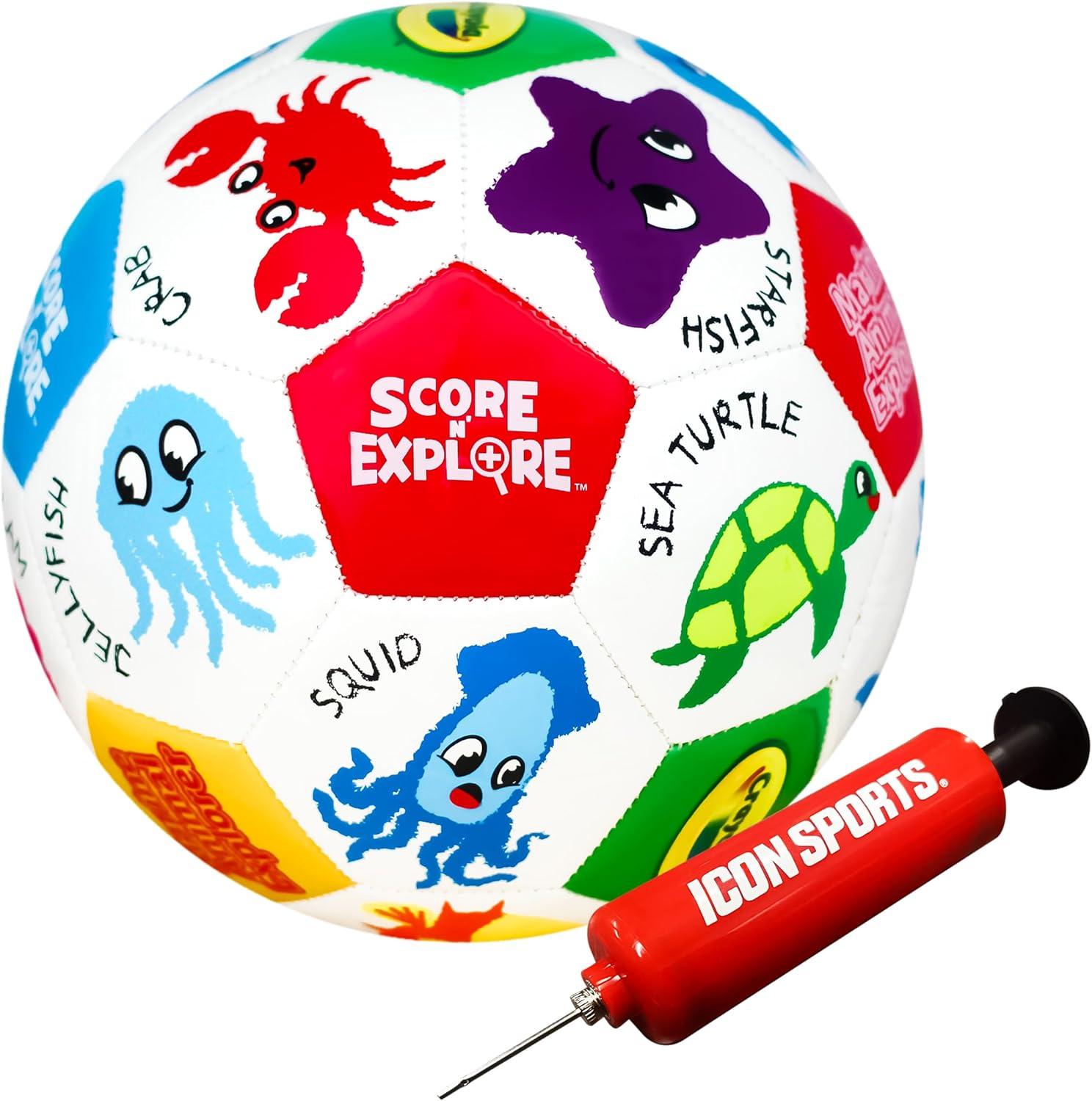 Crayola Official Soccer Ball – Unisex Kids – Multiplication Box Size 3(Marine)