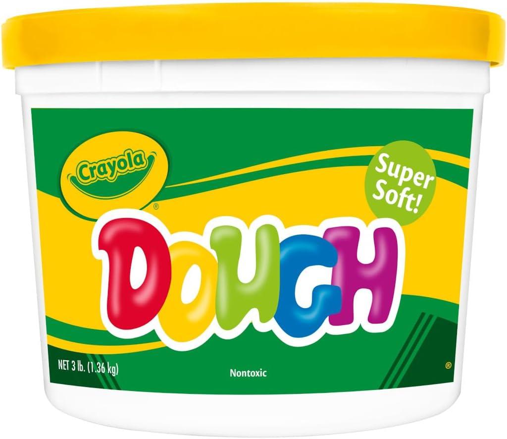 Crayola Dough – Purple (3lb), Bulk Modeling Dough for Kids, Clay Alternative, Resealable Tub, Ages 3+, Great for Kids Arts & Crafts(Yellow)