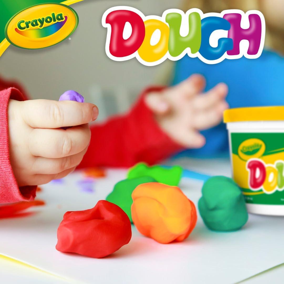 Crayola Dough – Purple (3lb), Bulk Modeling Dough for Kids, Clay Alternative, Resealable Tub, Ages 3+, Great for Kids Arts & Crafts(Yellow)