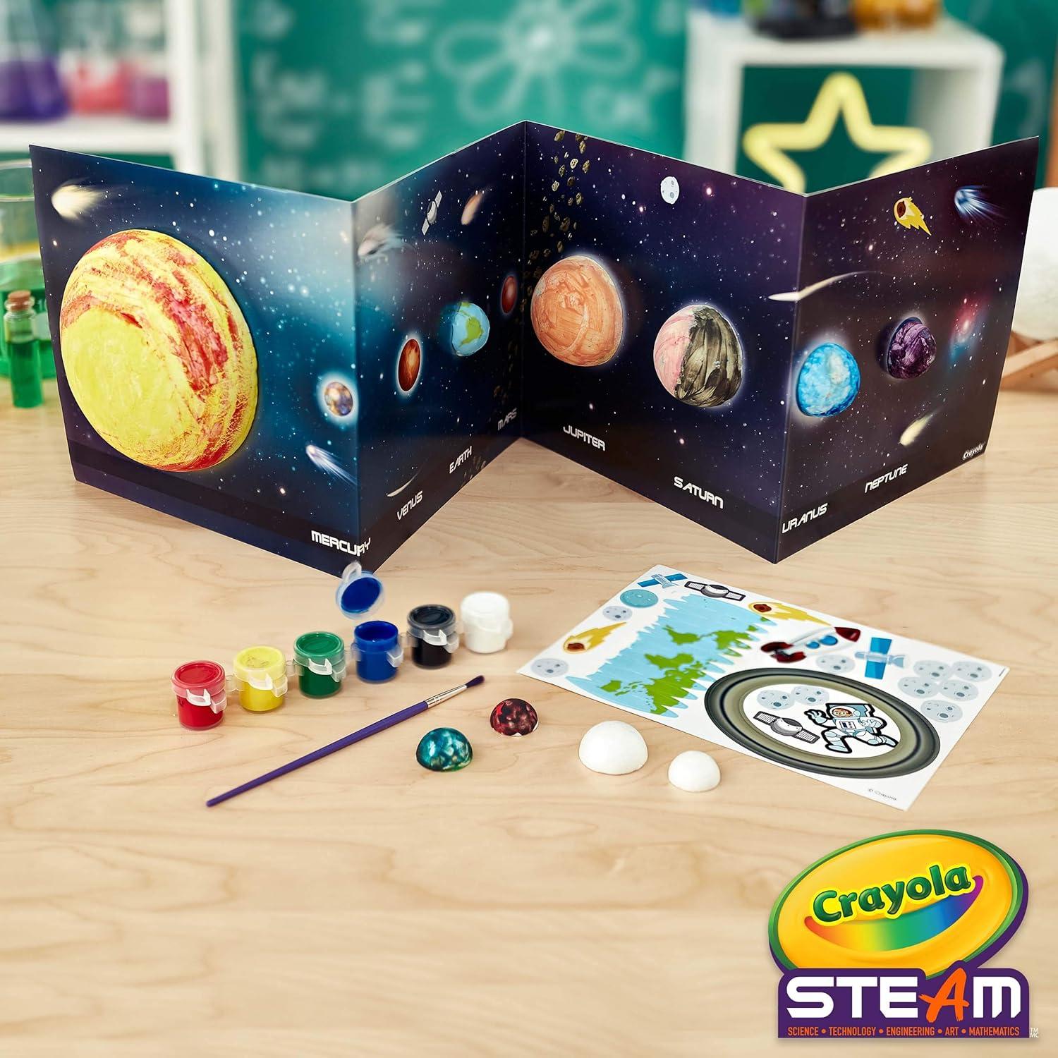 Crayola Solar System Science Kit, Educational Toy, Gift for Kids, Ages 7, 8, 9, 10