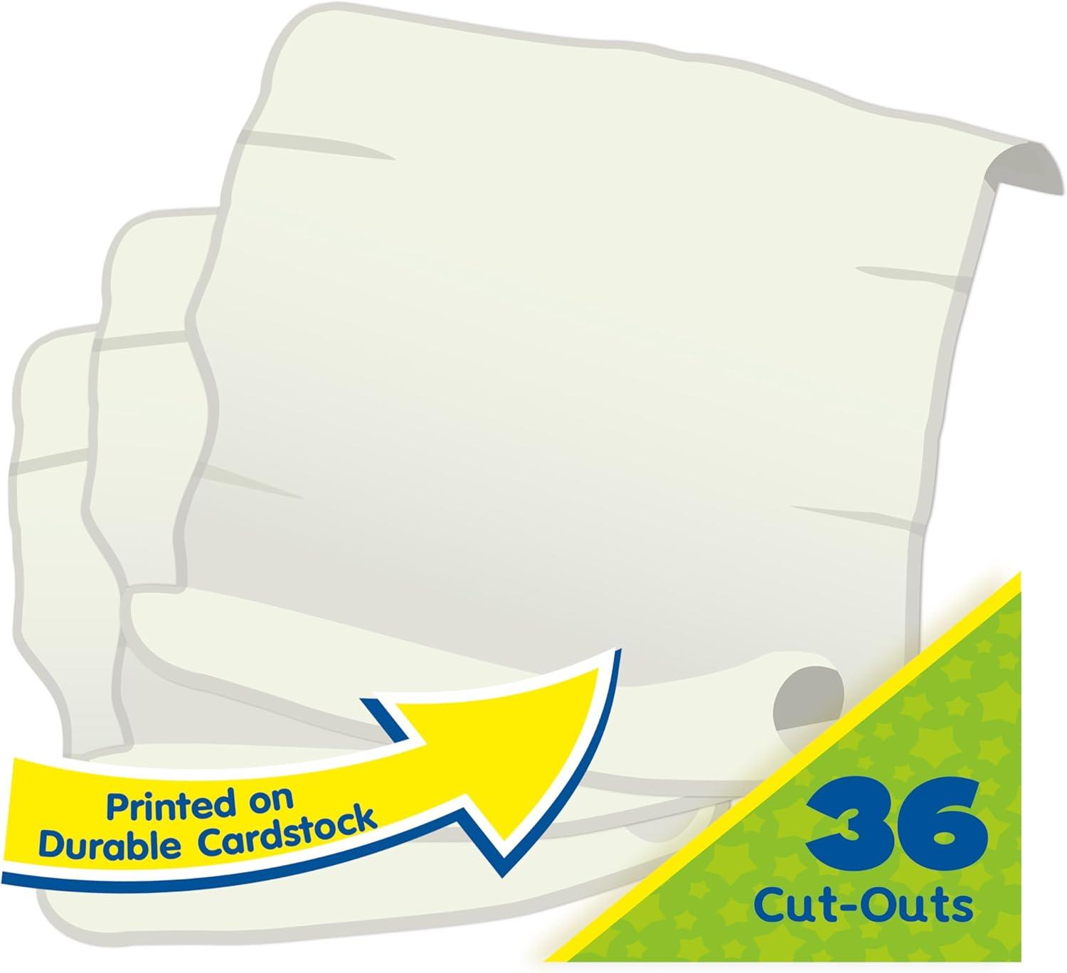 Eureka Crayola Crayons Paper Cut-Out Classroom Decorations for Teachers, 36 Pieces(Once Upon a Dream)