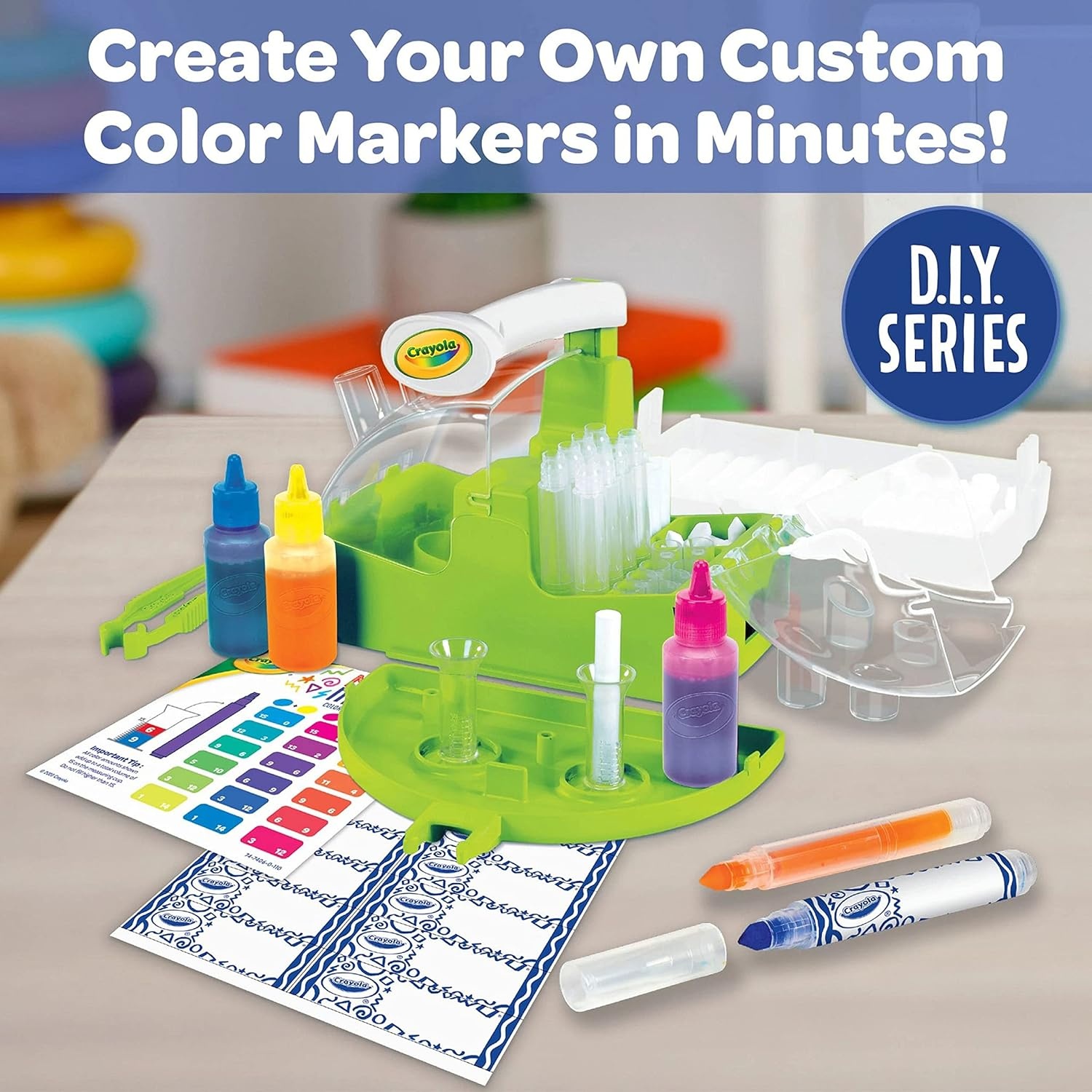 Crayola Marker Maker, DIY Kids Crafts, Create 16 Markers for Kids, Arts & Crafts Kit, Gift for Girls & Boys, Ages 7+(Marker Maker)