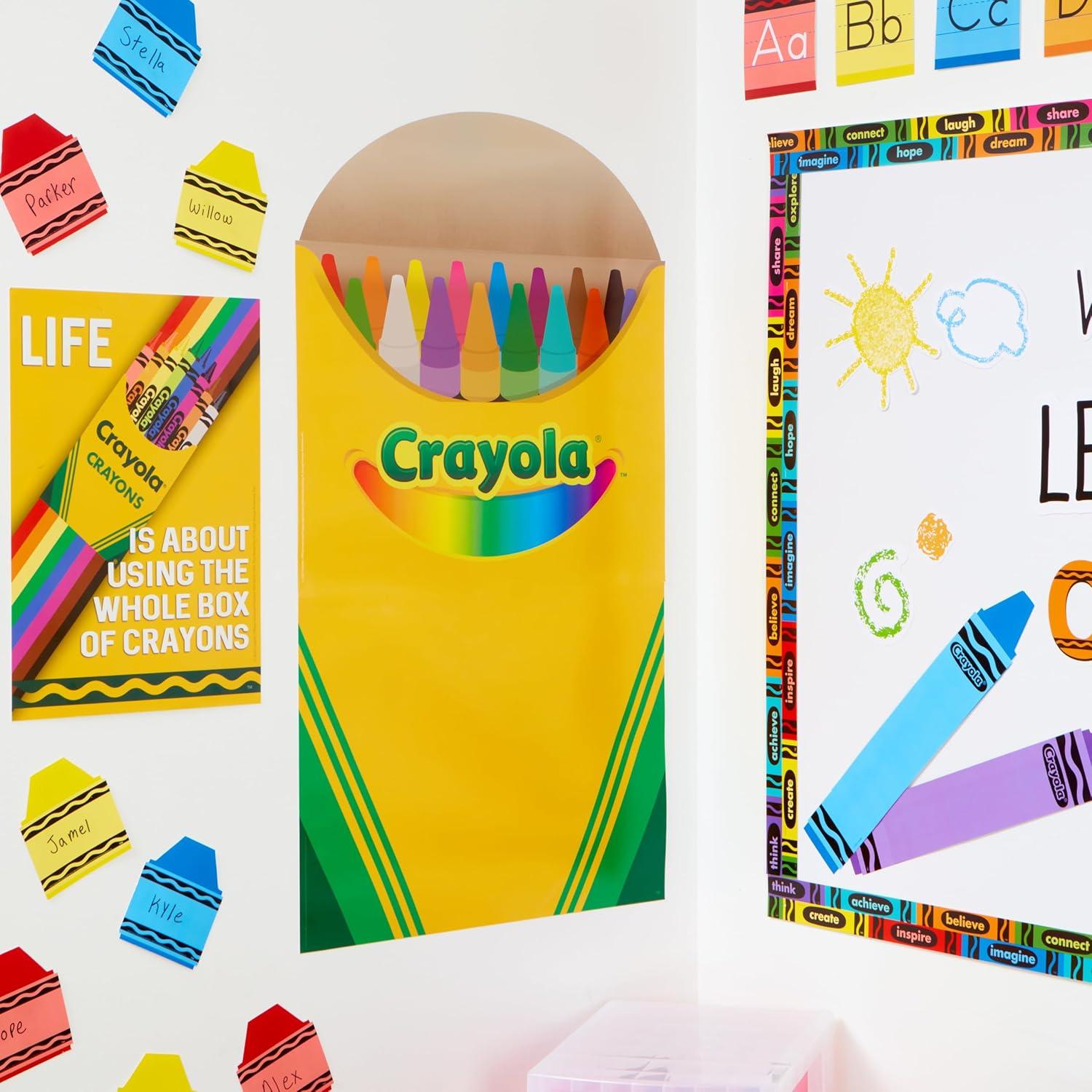Eureka Crayola Let Your Colors Shine Bulletin Board Set