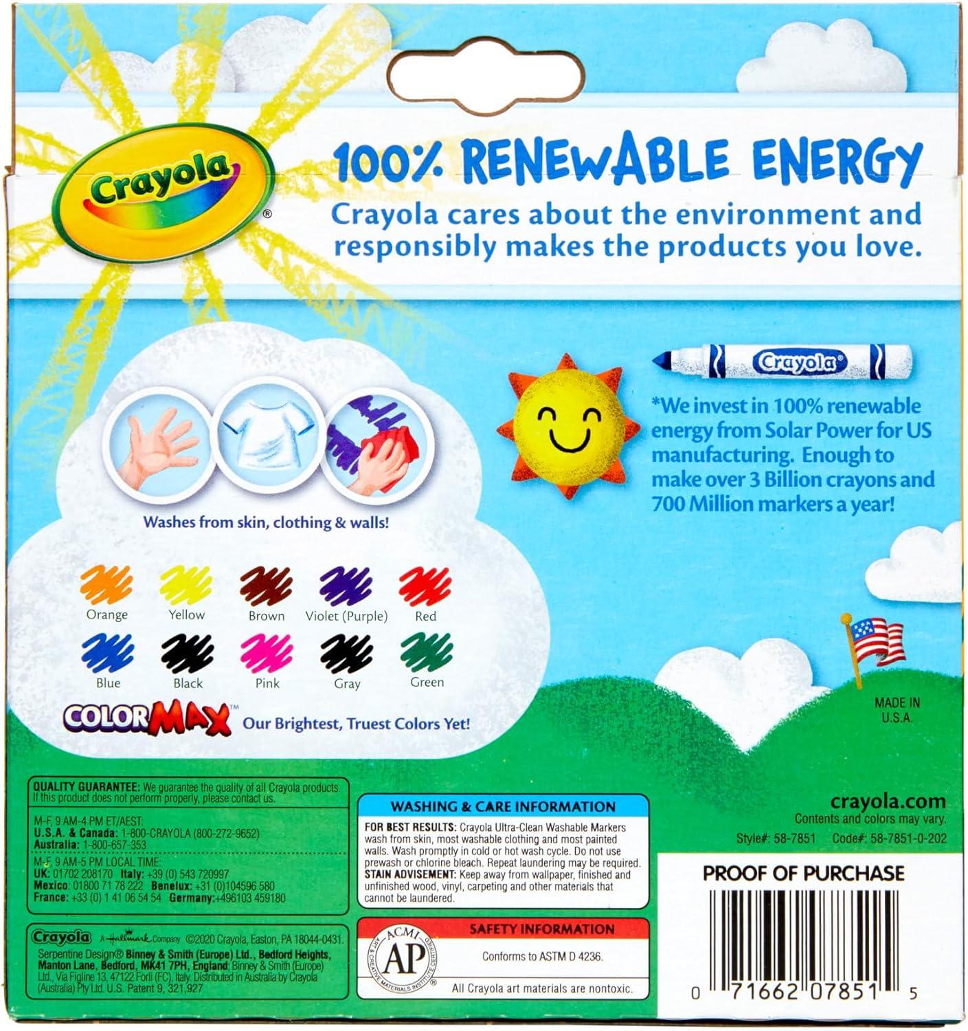 Crayola Broad Line Markers 10ct(10)