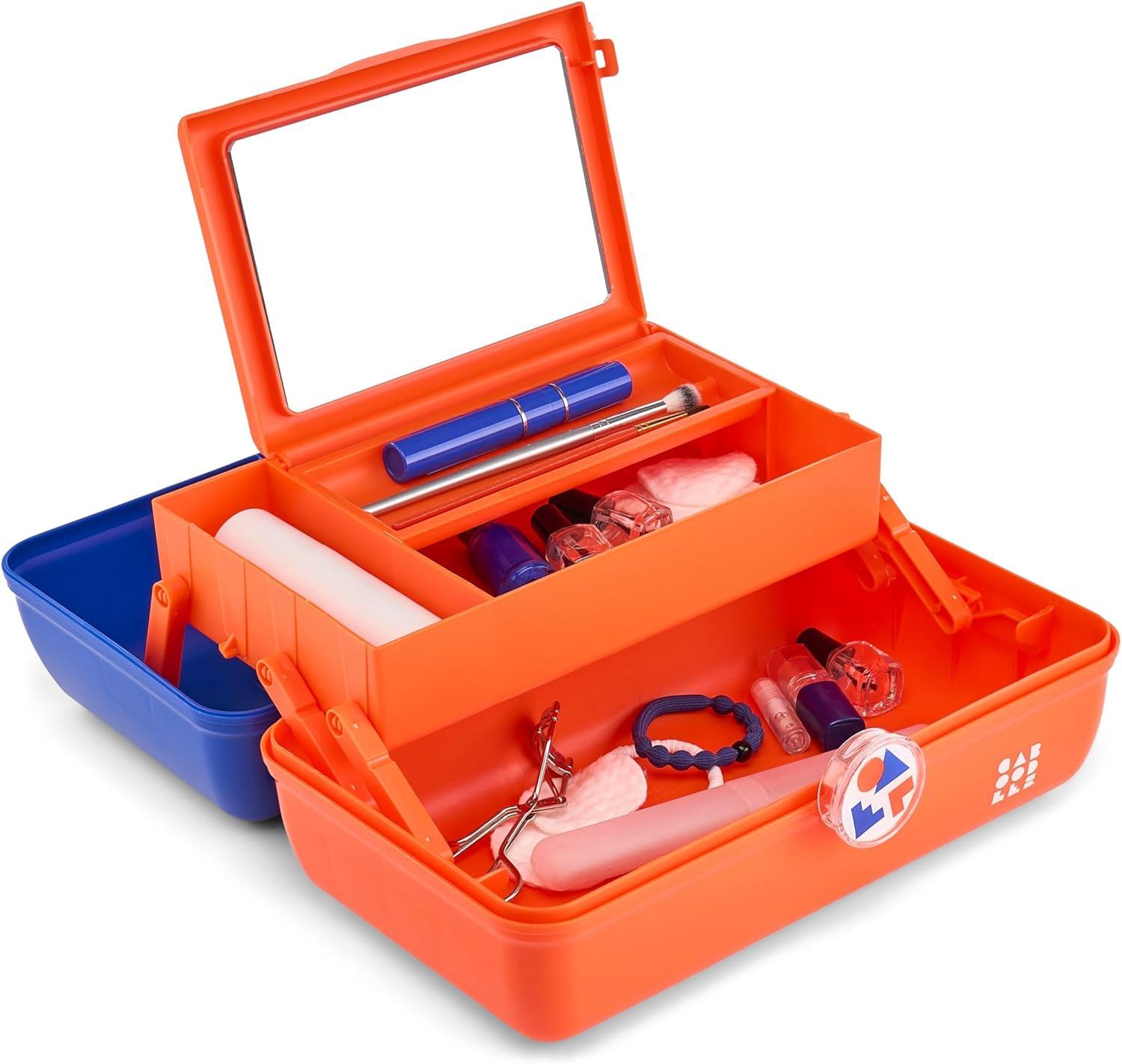 Caboodles On-The-Go-Girl Case(Blue Orange School Spirit)