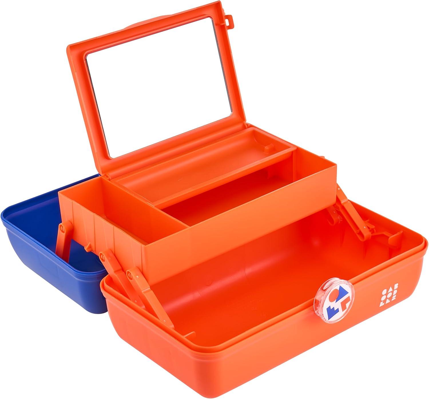 Caboodles On-The-Go-Girl Case(Blue Orange School Spirit)