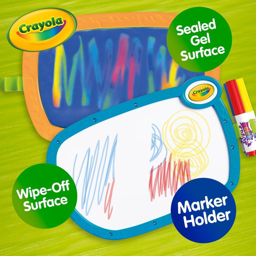 Crayola Toddler Touch Lights, Musical Sensory Toys for Toddlers, Holiday, Light Up Drawing Pad, Mess Free Painting, Travel Activity, 2+(Doodle Board)