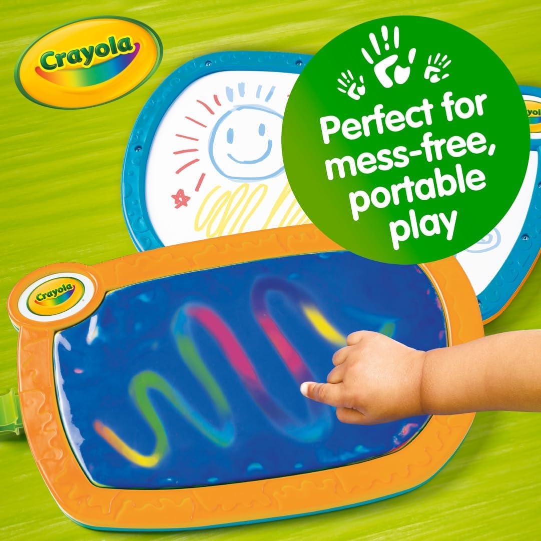 Crayola Toddler Touch Lights, Musical Sensory Toys for Toddlers, Holiday, Light Up Drawing Pad, Mess Free Painting, Travel Activity, 2+(Doodle Board)
