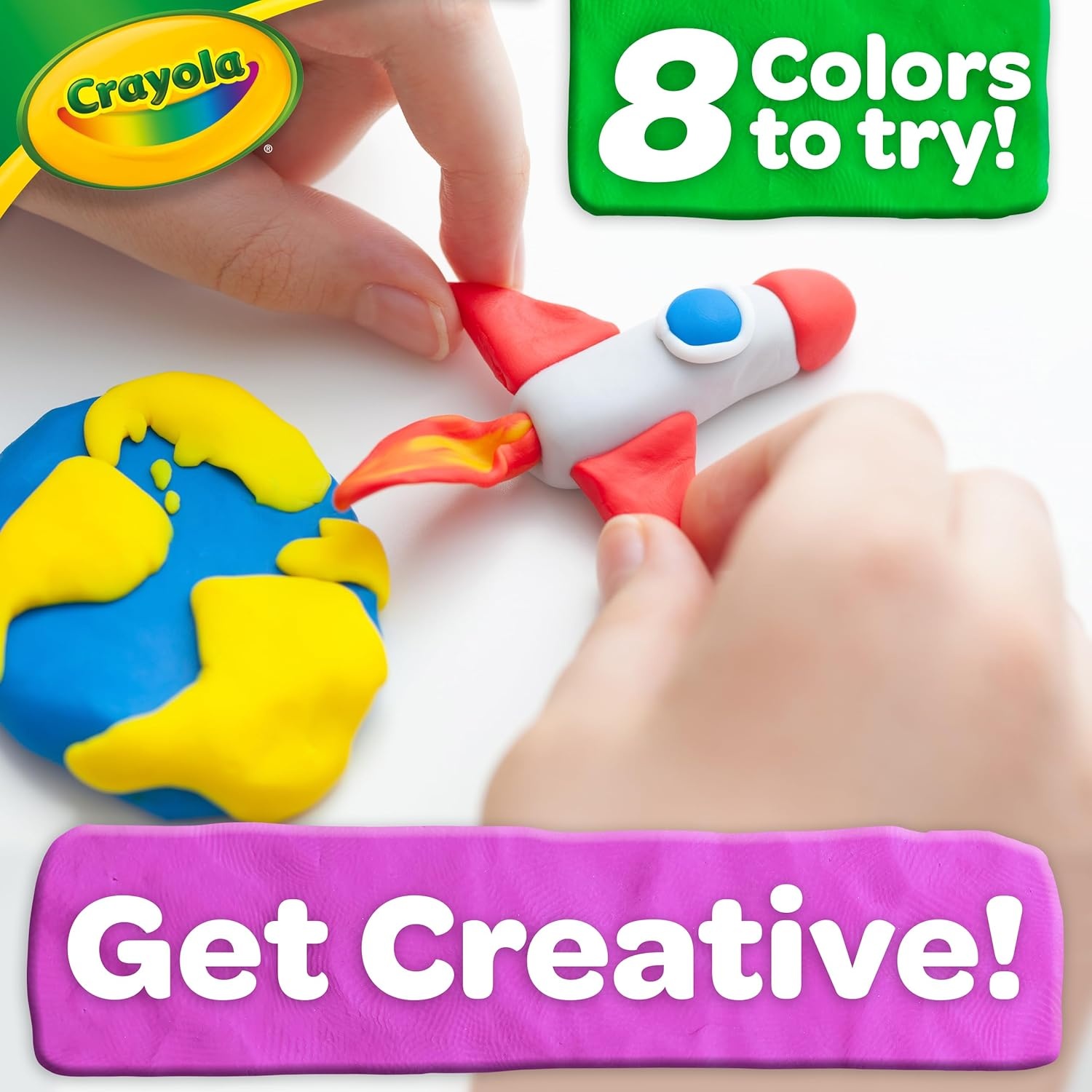 Crayola Dough Classpack – 8 Assorted Colors (48 Count), 3oz Kids Dough, Classroom Supplies, Teacher Must Haves, Nontoxic, Ages 3+(48 Count)