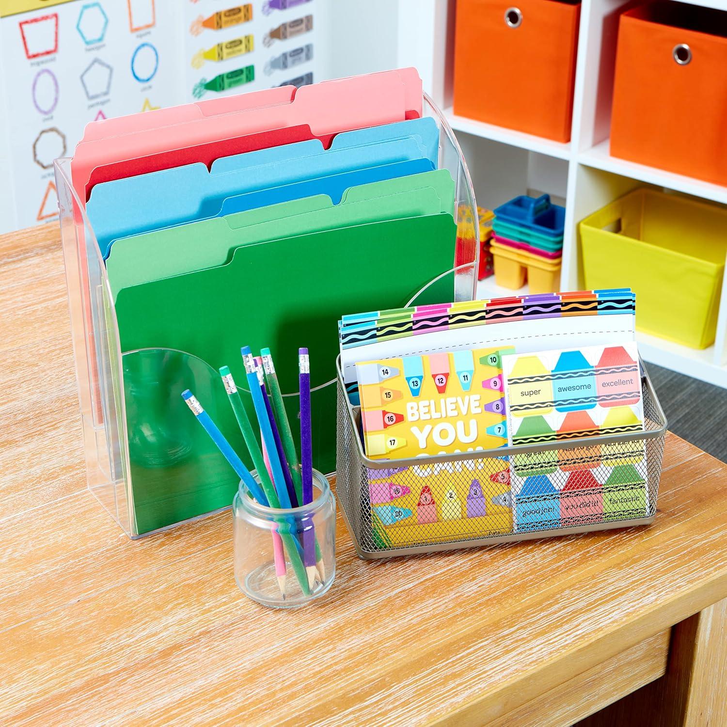 Eureka Crayola Crayons Extra Large Stickers for Kids and Teachers, Multicolor, 36 Pieces(1-5/16″ x 1-3/4″)