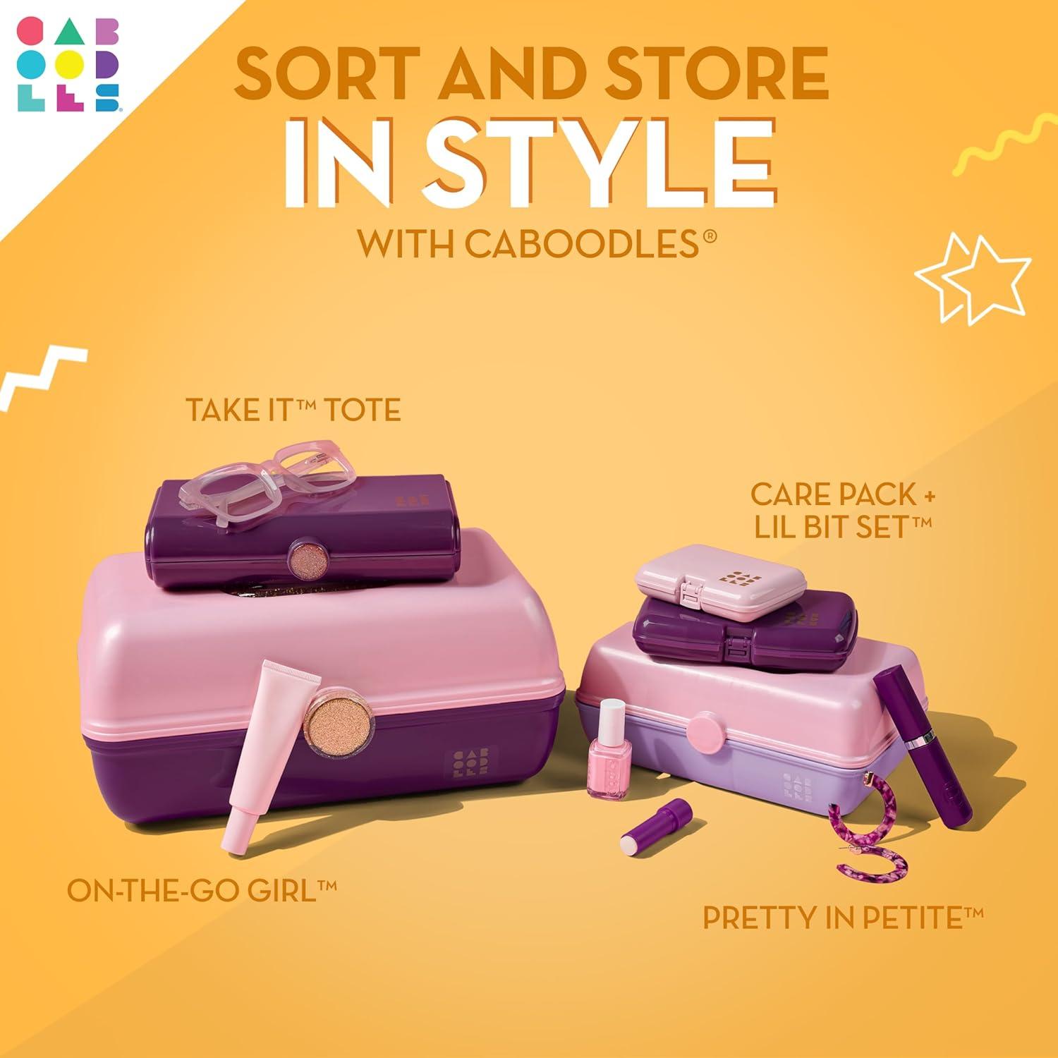 Caboodles Take-It Tote Case(Mustard)