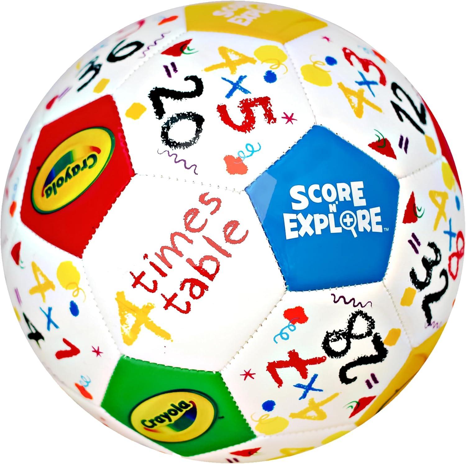 Crayola Official Soccer Ball – Unisex Kids – Multiplication Box Size 3(Multiplication)
