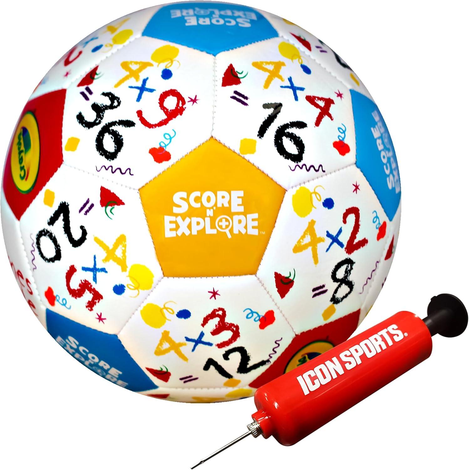 Crayola Official Soccer Ball – Unisex Kids – Multiplication Box Size 3(Multiplication)