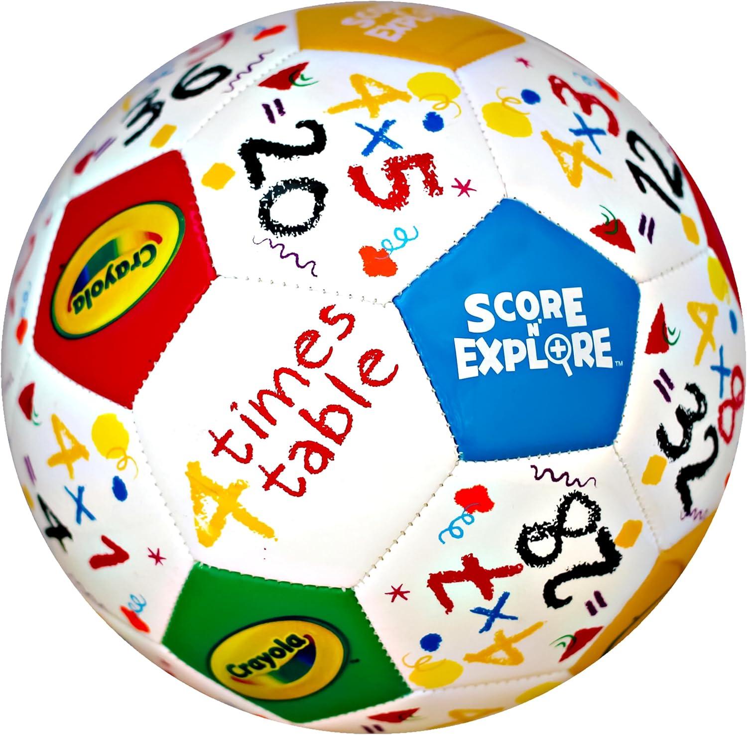 Crayola Official Soccer Ball – Unisex Kids – Multiplication Box Size 3(Multiplication)
