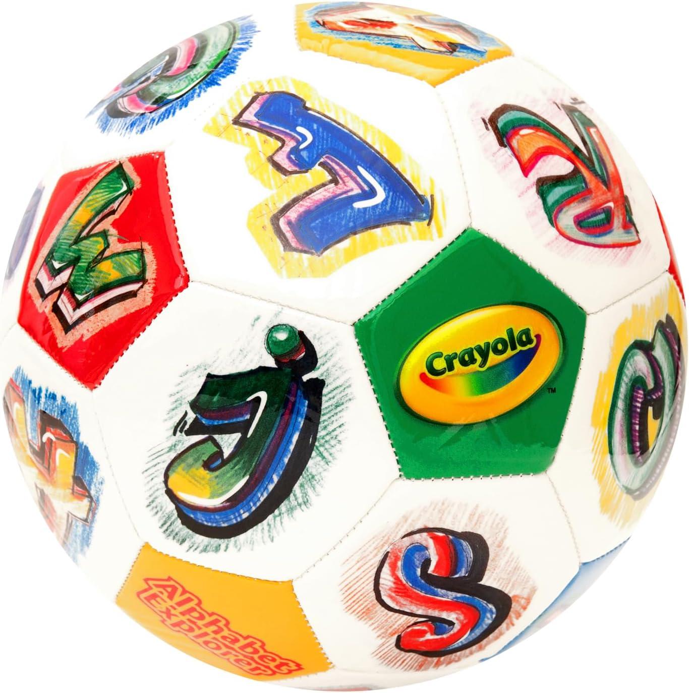 Crayola Official Soccer Ball – Unisex Kids – Multiplication Box Size 3(Alphabet2)