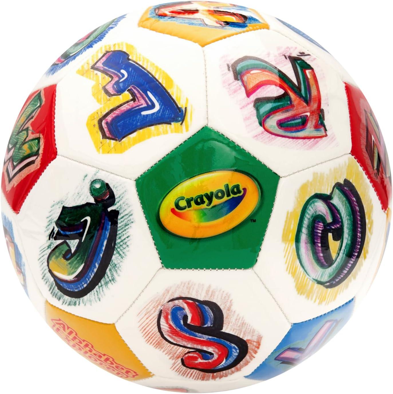 Crayola Official Soccer Ball – Unisex Kids – Multiplication Box Size 3(Alphabet2)