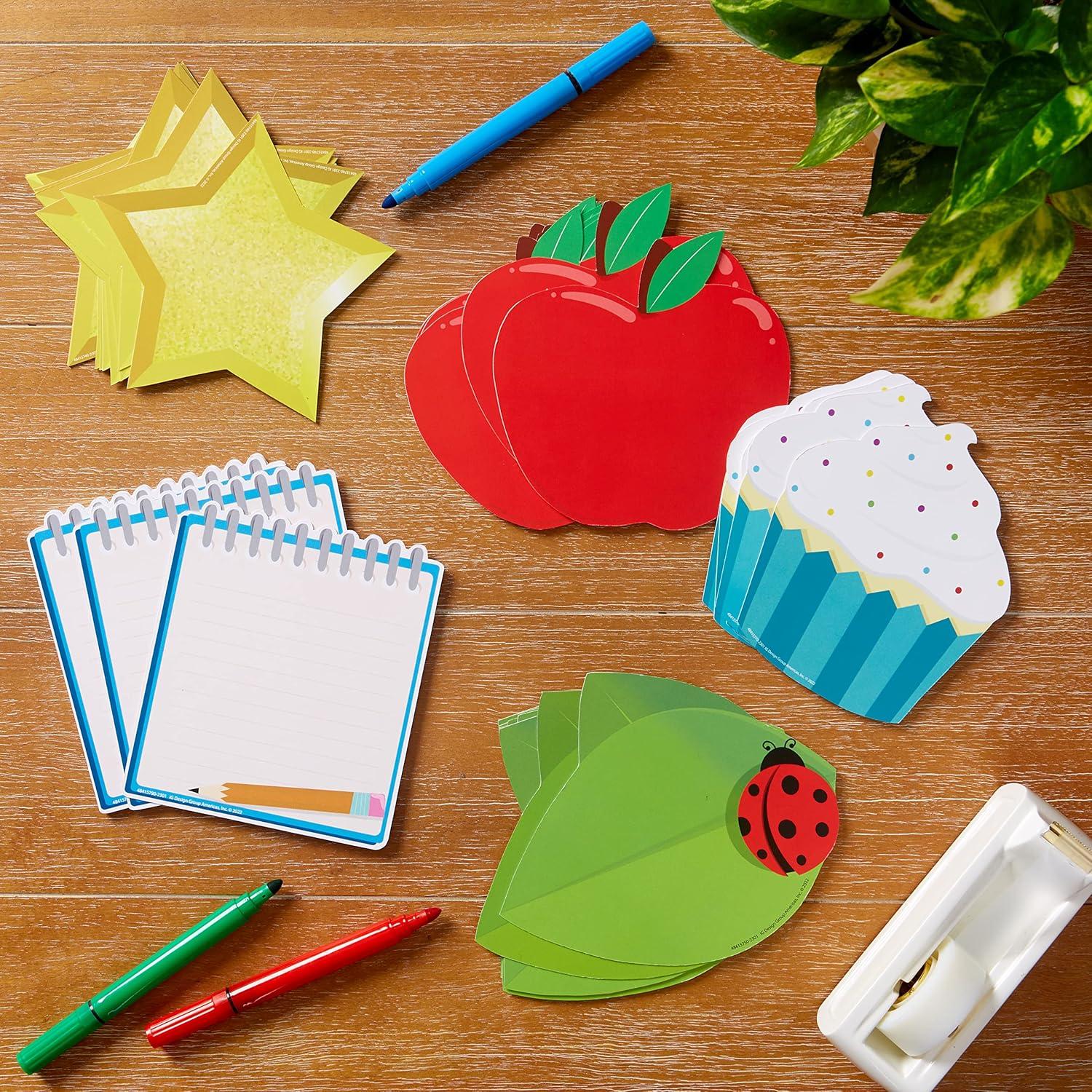 Eureka Crayola Crayons Paper Cut-Out Classroom Decorations for Teachers, 36 Pieces(Cupcake)