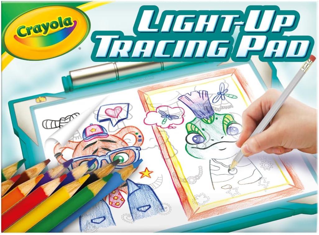 Crayola Light Up Tracing Pad – Teal, Kids Light Board For Tracing & Sketching, Kids Toys, Gifts for Girls & Boys, 6+ [Amazon Exclusive](Teal)