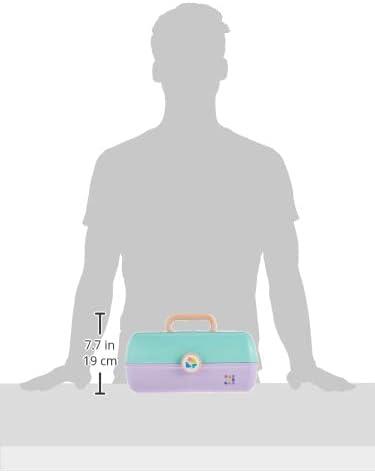 Caboodles On-The-Go-Girl Case(Seafoam over Lavender)