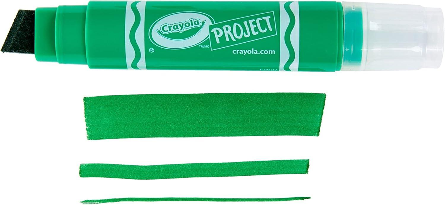 Crayola XL Poster Markers, Assorted Classic Colors, School Supplies, 4 Count(Classic)