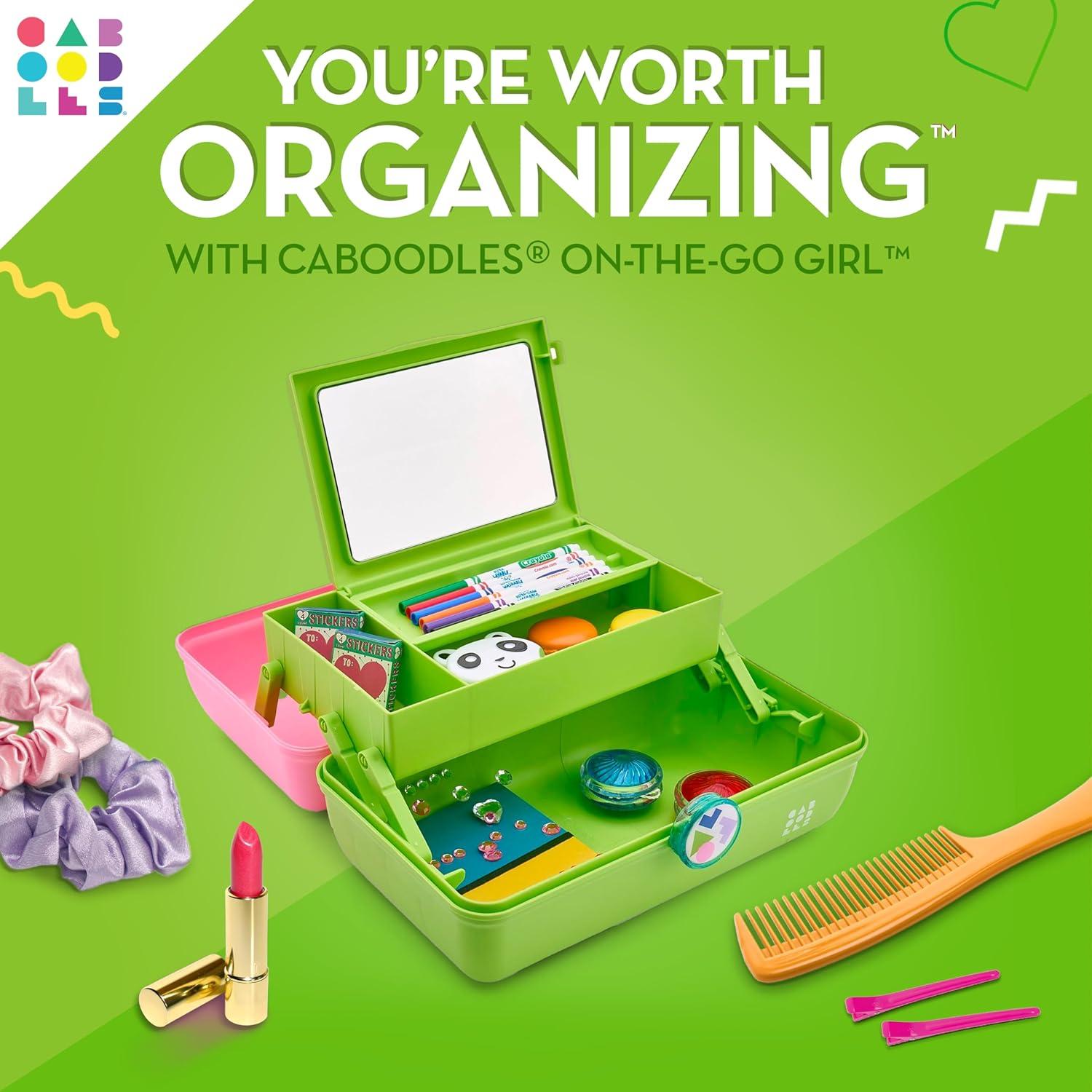 Caboodles On-The-Go-Girl Case(Pink Neon Green)