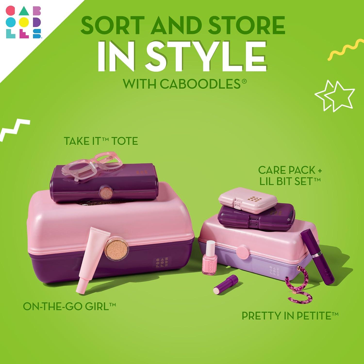 Caboodles On-The-Go-Girl Case(Pink Neon Green)
