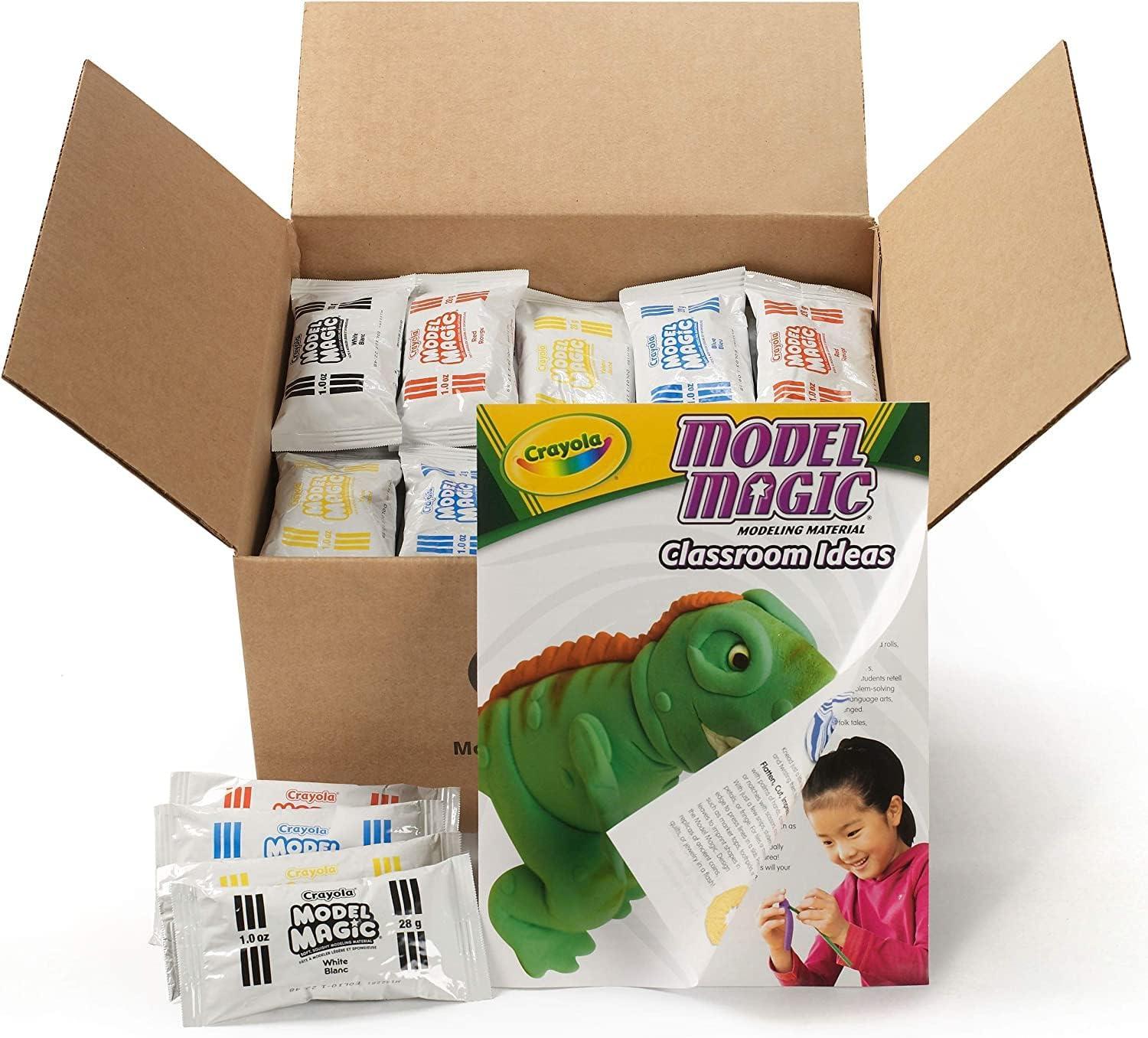 Crayola Model Magic (75ct), Kids Modeling Clay Alternative, 1oz Packs, Sculpting & Modeling Material, Art Supplies for Teachers, Air Dry Clay, Ages 3+(Multicolor)