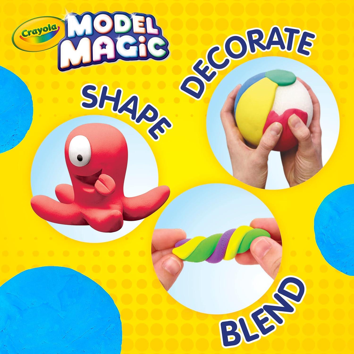 Crayola Model Magic (75ct), Kids Modeling Clay Alternative, 1oz Packs, Sculpting & Modeling Material, Art Supplies for Teachers, Air Dry Clay, Ages 3+(Multicolor)