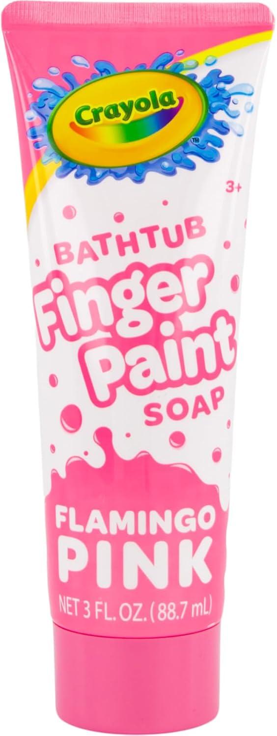 Crayola Bathtub Fingerpaint 5 Color Variety Pack, 3 Ounce Tubes (Bluetiful Blue, Screamin’ Green, Radical Red, Flamingo Pink, Royal Purple) Color Your Bath Easily Washable Finger Paints