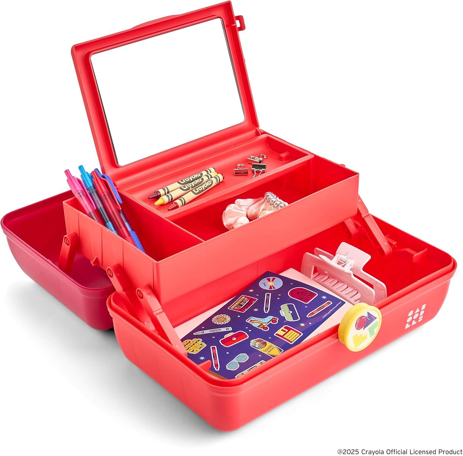Caboodles On-The-Go-Girl Case(Crayola’s Mulberry Over Orange Red)