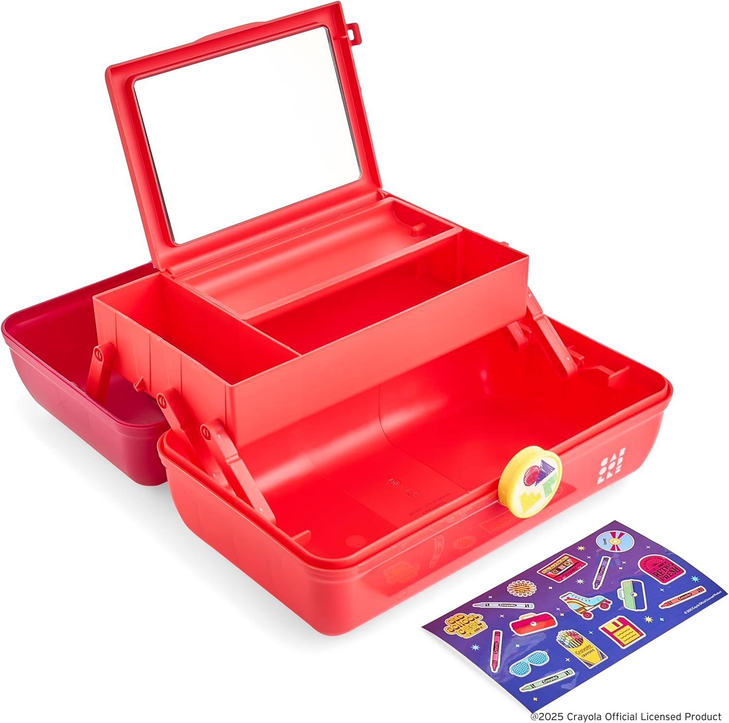 Caboodles On-The-Go-Girl Case(Crayola’s Mulberry Over Orange Red)