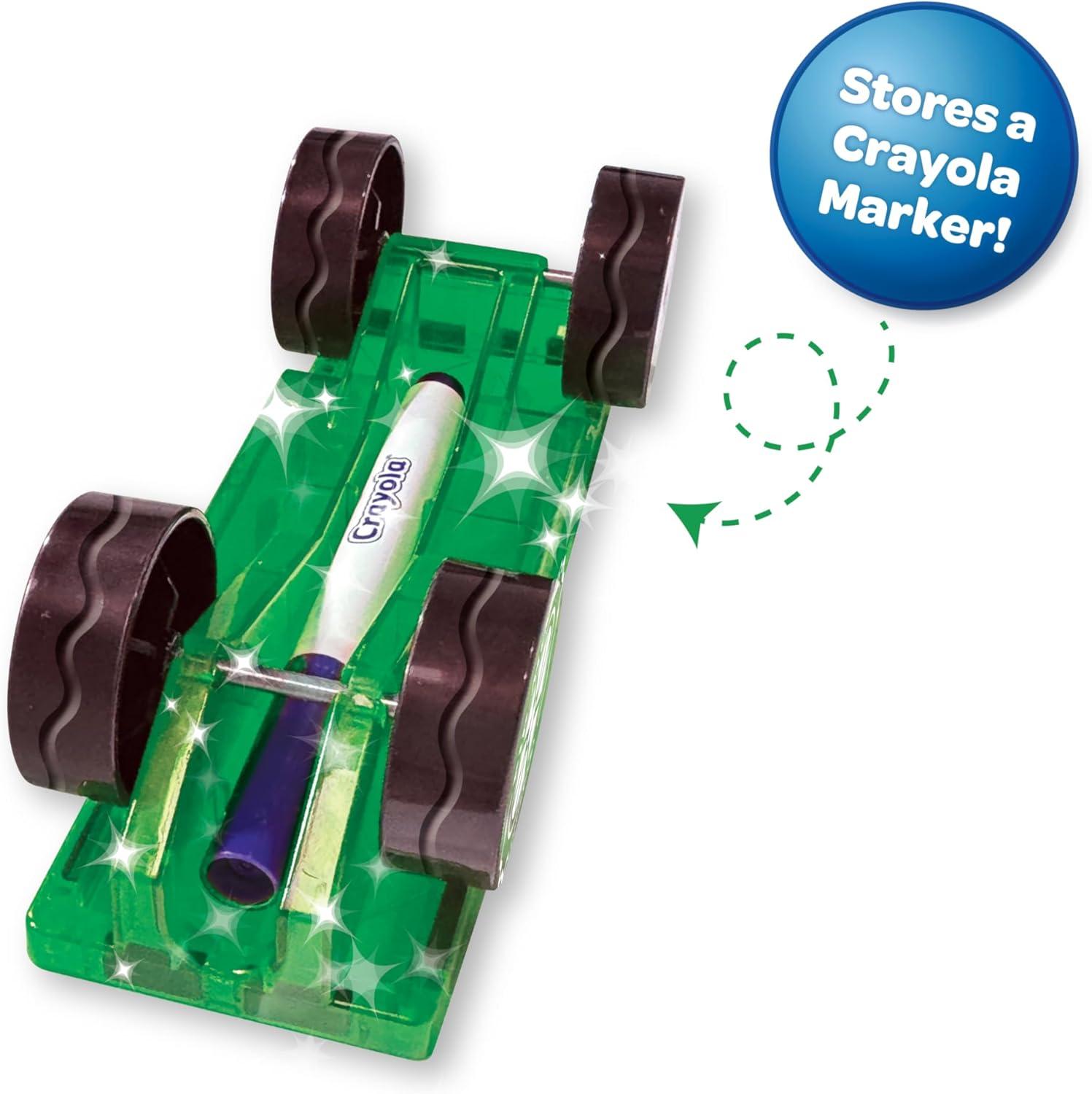 Crayola PIP-Mobiles Rolling Chassis Accessory for Magnetic Building Tiles – Add Wheels to Crayola PIP-Tile Sets – STEM Learning Toy for Kids Ages 3+ – Creative, Educational Toy – 2-Pack (Glitter)