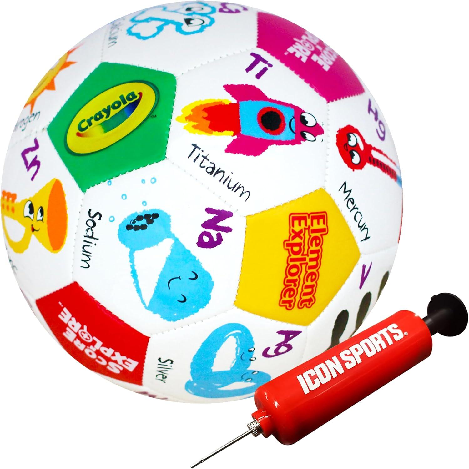 Crayola Official Soccer Ball – Unisex Kids – Multiplication Box Size 3(Element)
