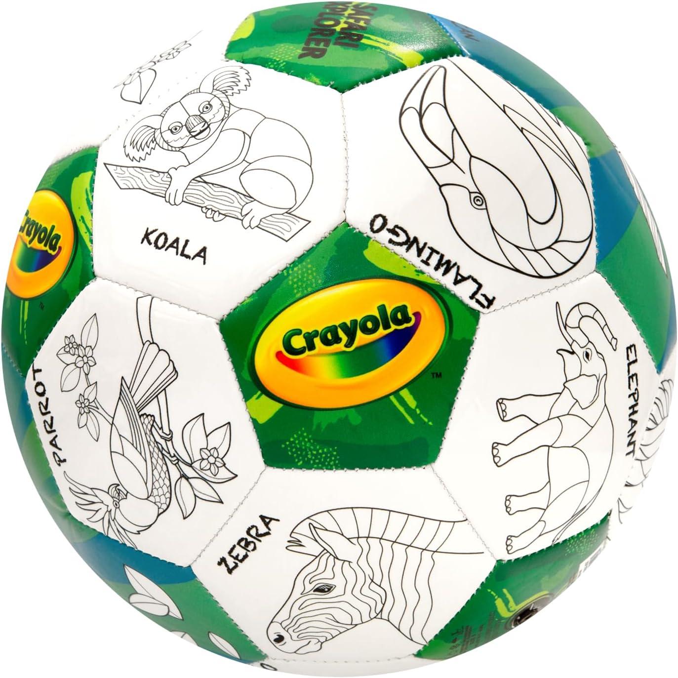 Crayola Official Soccer Ball – Unisex Kids – Multiplication Box Size 3(Zoo Animal)