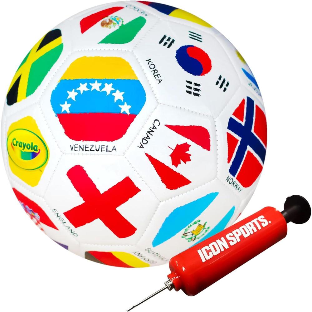 Crayola Official Soccer Ball – Unisex Kids – Multiplication Box Size 3(International)