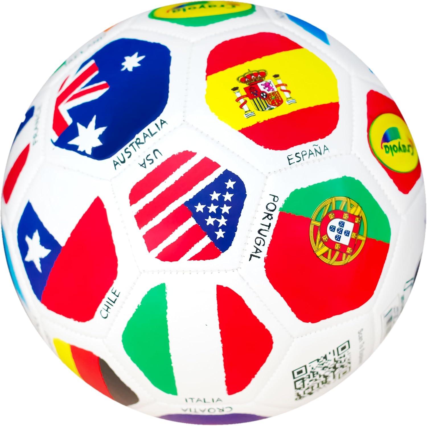 Crayola Official Soccer Ball – Unisex Kids – Multiplication Box Size 3(International)